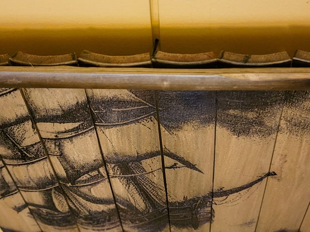 Bamboo Wall Art - Sailing Ship on Rough Seas - Laser Wood Engraved Wall Hanging - Great Christmas gift for ship/tiki lovers!, photo 2