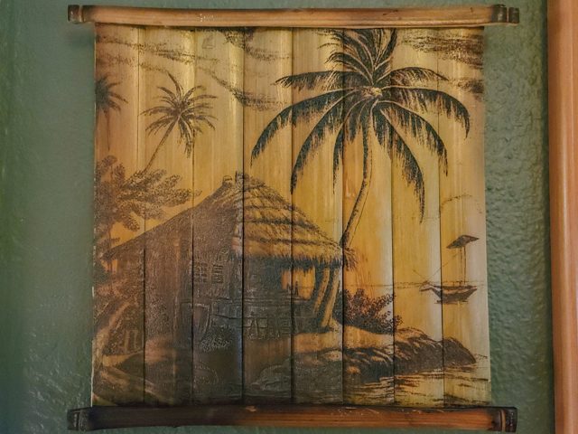 Bamboo Tiki Bar Island Laser Wood Carving Wall Hanging - Great Christmas gift for tiki lovers!, photo 4